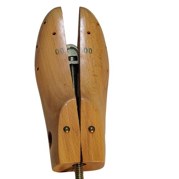 Vintage Star Professional Adjustable Wooden Shoe Stretcher Cobbler Tools Size 00 - Picture 7 of 9